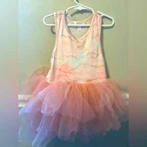 I Love Plum Tutu Marble Print